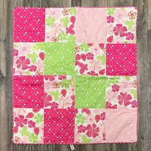 American Girl Doll Bloom Patchwork Doll Bedding Reversible Blanket